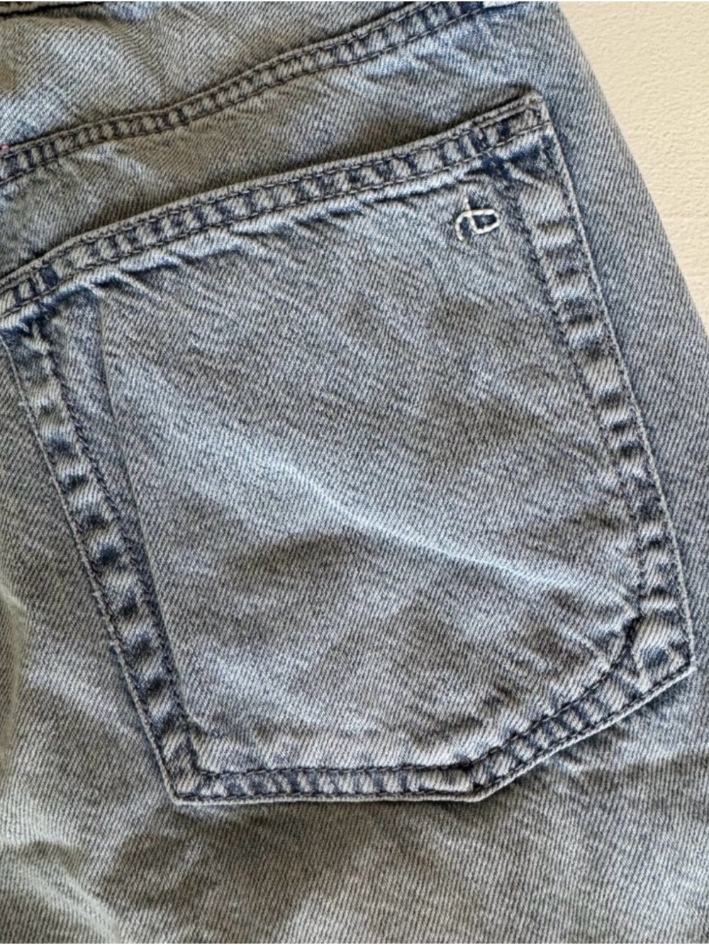 rag & bone Light Wash Wide-Leg Lori Cloud Jeans - Picture 5 of 9